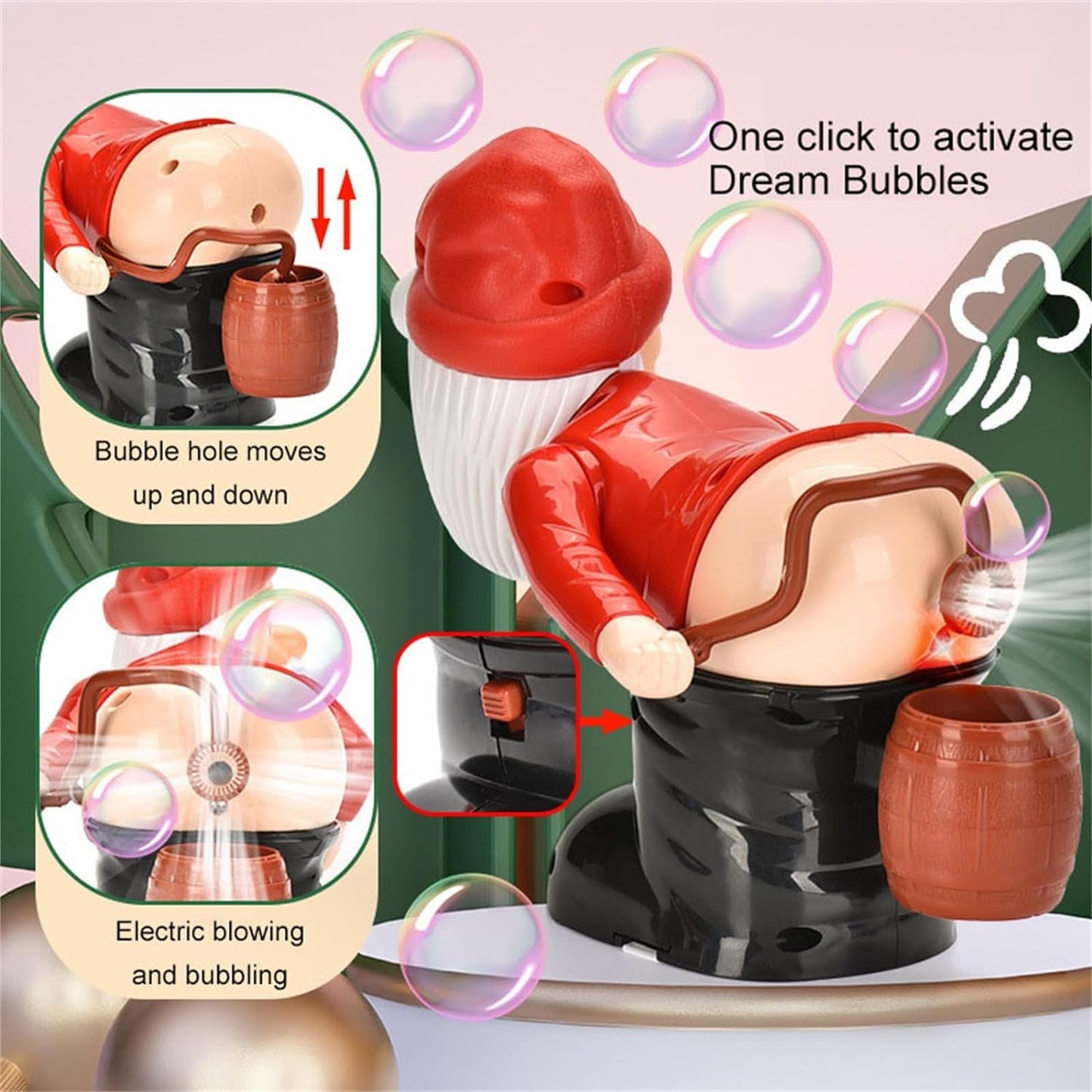 (🎅CHRISTMAS HOT SALE-49% OFF)🎁Funny Santa Claus bubble modeling of the fart fart & BUY 2 FREE SHIPPING