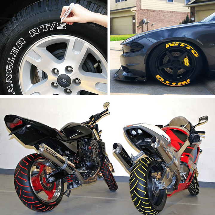 🔥Last Day Promotion - 49% OFF🎁 Waterproof Tire Paint Pen & BUY 6 GET EXTRA 60% OFF